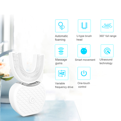 360° Smart U-Shape Toothbrush